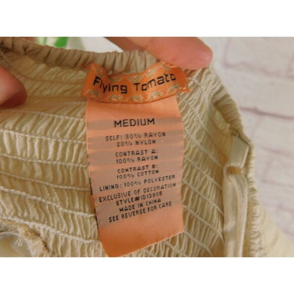 Flying Tomato Cream Maxi Dress - Picture 4 of 12